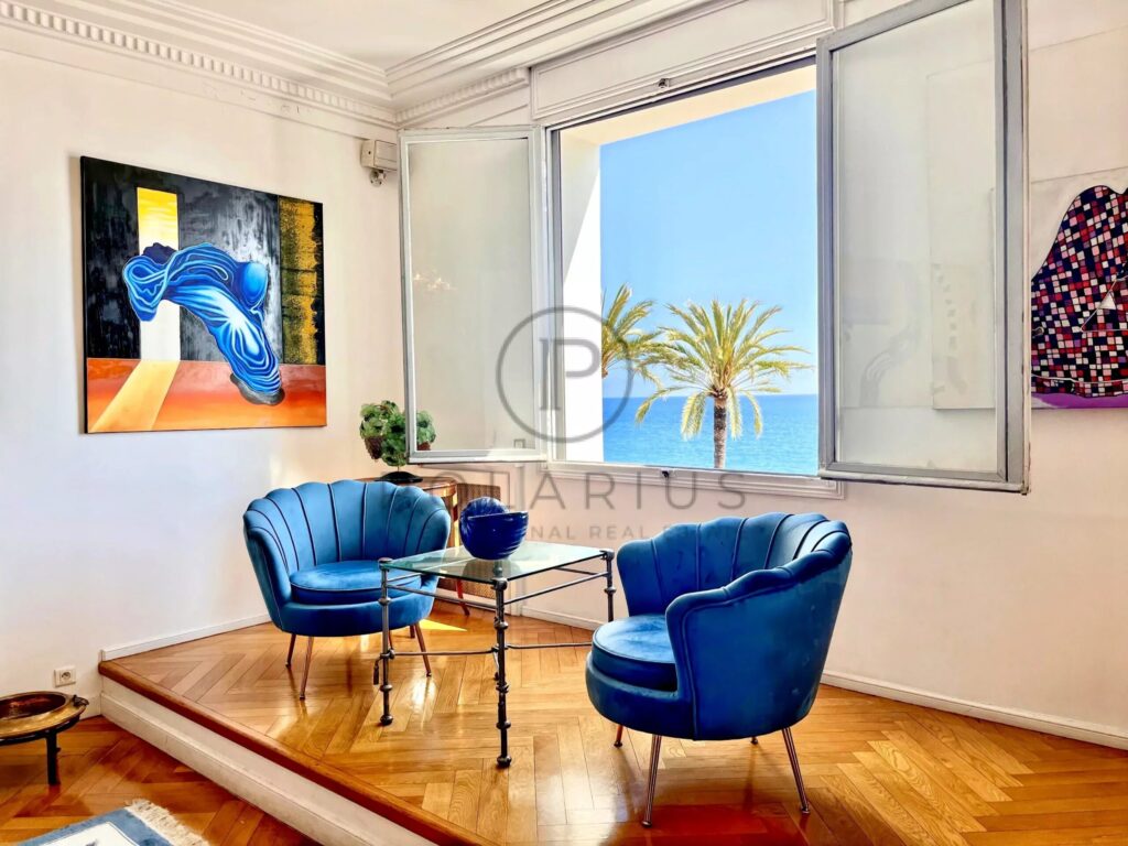 Superbe appartement de 145 m² avec vue mer à Nice – 4 pièces – 2 chambres – 145 m²