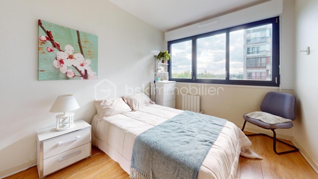 Appartement lumineux de 61m² – 3 pièces – 2 chambres – 60 m²