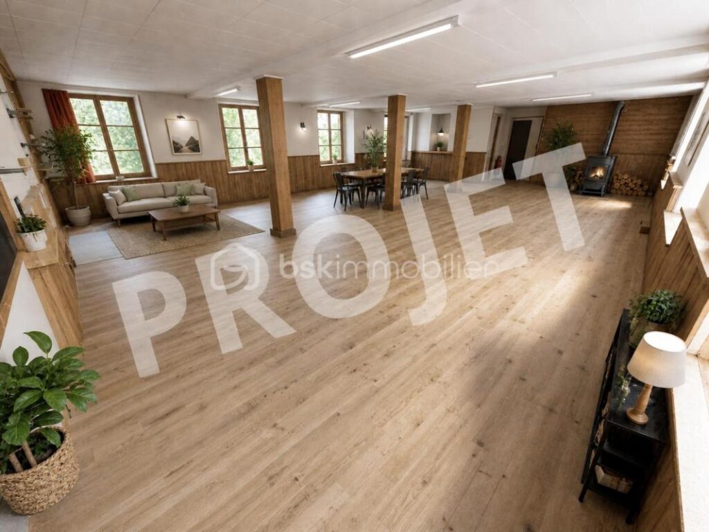 PONT-DE-BEAUVOISIN – PLATEAU 90 m² + CAVE 55 m² | FORT POTENTIEL – 1 pièce – NR chambres – 90 m²