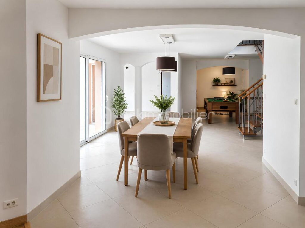 Belle maison contemporaine lumineuse et calme – 5 pièces – 3 chambres – 151 m²