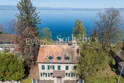 Propriété « pieds dans l&rsquo;eau » Evian-Les-Bains – 9 pièces – 6 chambres – 445 m²