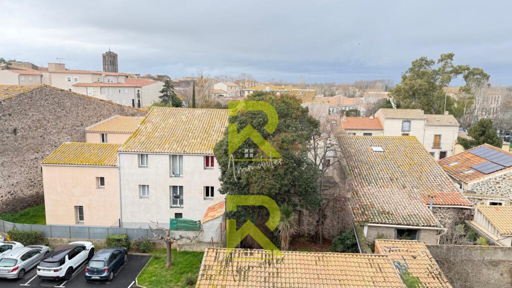 AGDE – Superbe T3 de 59m2  avec terrasses, vue imprenable et – 4 pièces – 2 chambres – 59.03 m²