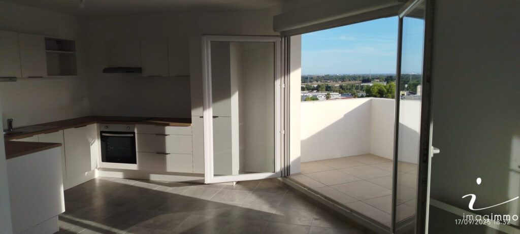 MONTPELLIER SUD T3 NEUF DERNIER ETAGE Avec TERRASSE 25 M2 – 3 pièces – 2 chambres – 60 m²