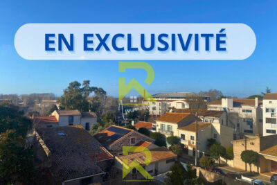 AGDE – Superbe T3 de 59m2  avec terrasses, vue imprenable et – 4 pièces – 2 chambres – 59.03 m²