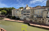 Appartement 136 m2   Vue canal   4 chambres   Narbonne centr – 6 pièces – 4 chambres – 136 m²