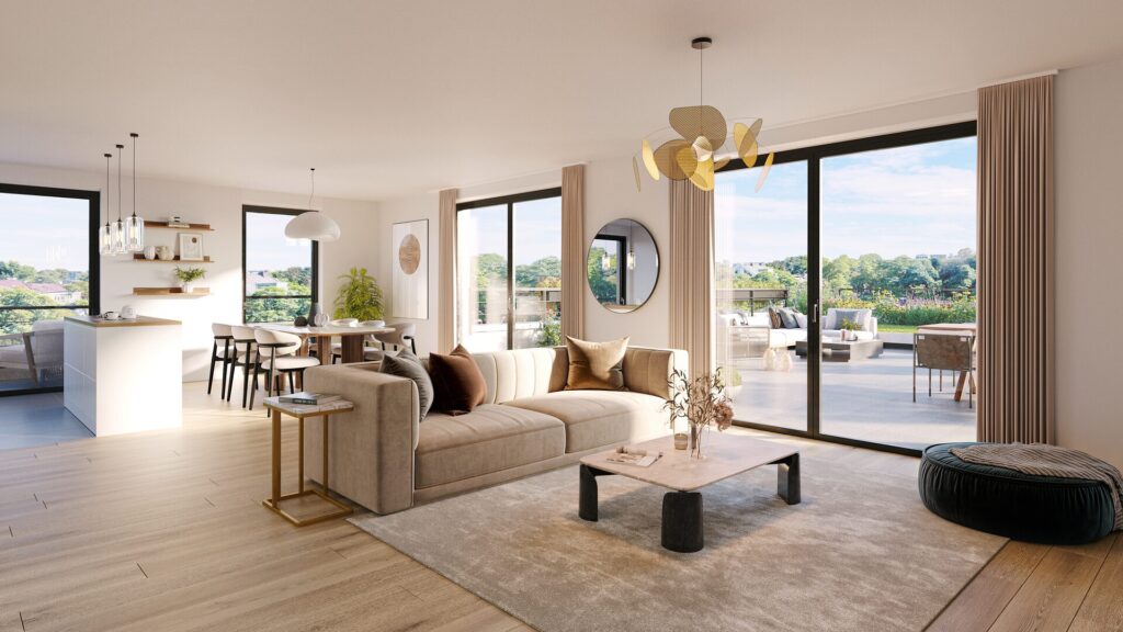 Superbe penthouse neuf d&rsquo;exception à Saint Maur Des Fossés,  – 4 pièces – 3 chambres – 128.27 m²