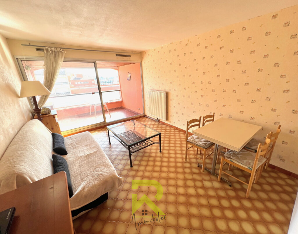 LE CAP D&rsquo;AGDE-APPARTEMENT 2 PIECES AVEC TERRASSE ET GARAGE – 2 pièces – 1 chambre – 38 m²