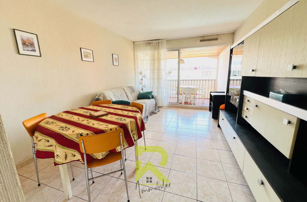 APPARTEMENT 3 PIECES AVEC GARAGE-LE CAP D&rsquo;AGDE – 3 pièces – 2 chambres – 60 m²