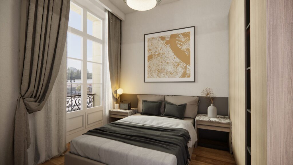 Appartement rénové avec suite parentale – Quais de Bordeaux – 2 pièces – 1 chambre – 60 m²