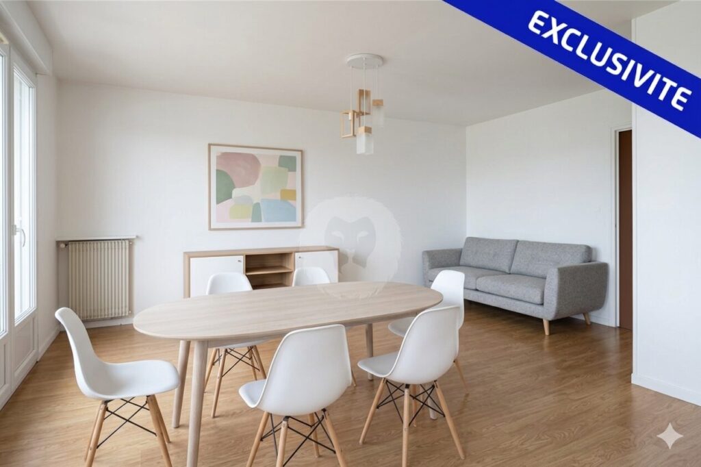 GRAND T3 TRAVERSANT QUARTIER LES MURIERS – 3 pièces – 2 chambres – 75 m²