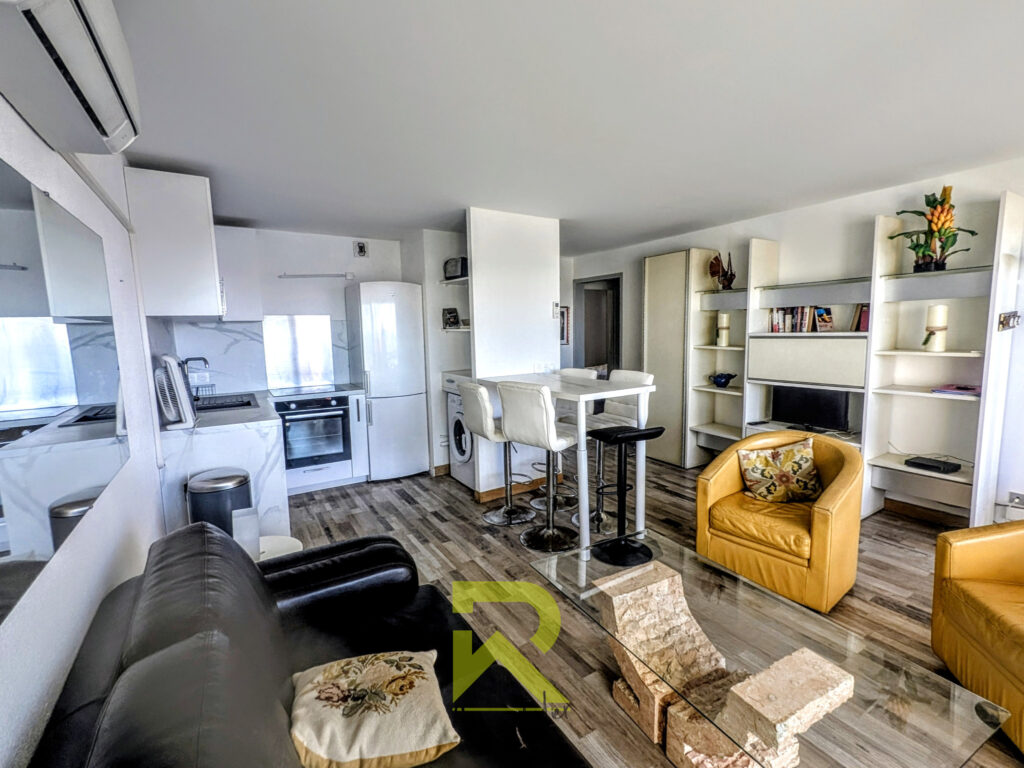 vue mer exceptionnelle, appartement rénové 50m2 T3, terrasse – 3 pièces – 2 chambres – 50 m²