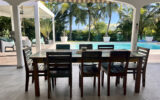 Villa avec vue mer et gîtes à Saint-François – 9 pièces – 6 chambres – 200 m²