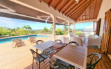 SUPERBE VILLA VUE MER 4 CHAMBRES+BUREAU – PISCINE – DESHAIES – 6 pièces – 4 chambres – 195 m²