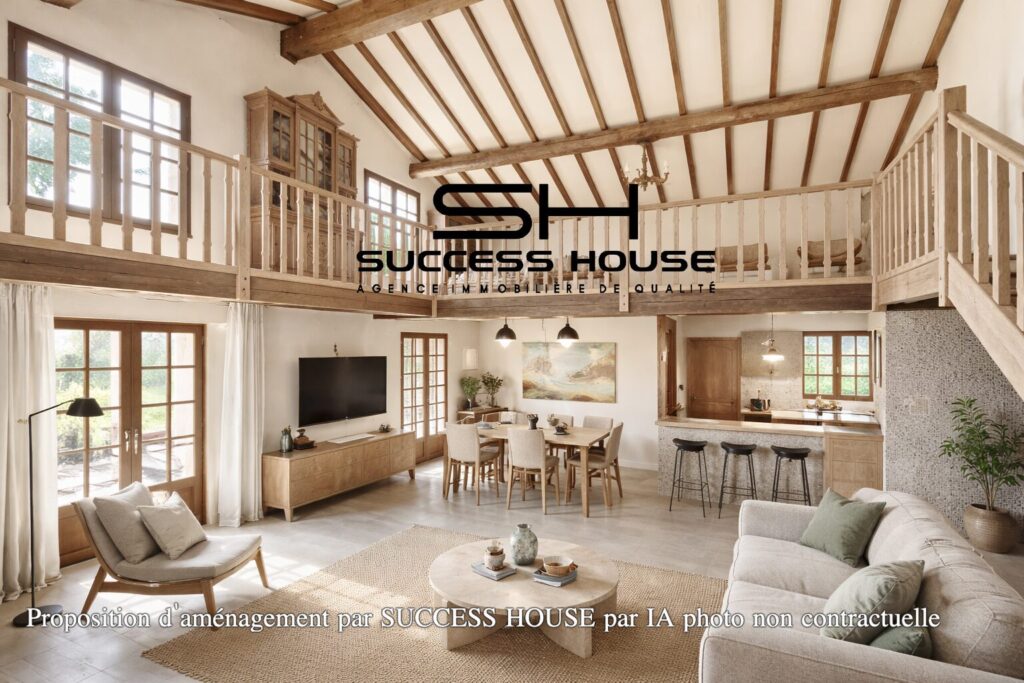 Belle maison vue Pyrennées – 4 pièces – 2 chambres – 195 m²