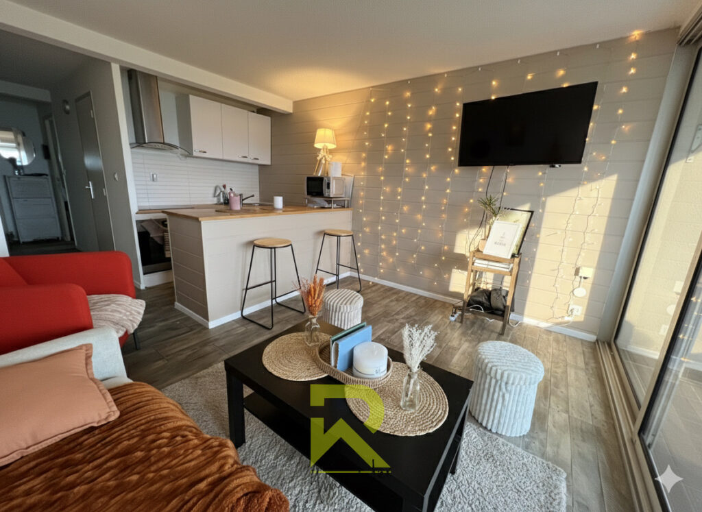LE CAP D&rsquo;AGDE- DUPLEX 3 PIÈCES- VUE PORT – 3 pièces – 2 chambres – 60 m²