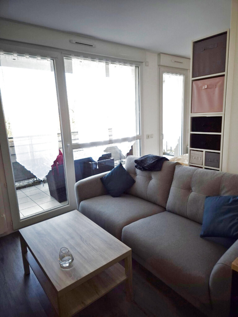 Appartement type1 meublé et loué avec terrasse et garage – 1 pièce – NR chambres – 28 m²