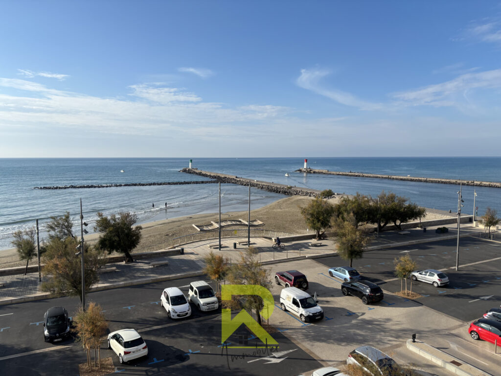 Appartement T2 avec une double vue Mer et ascenseur – 2 pièces – 1 chambre – 54.79 m²