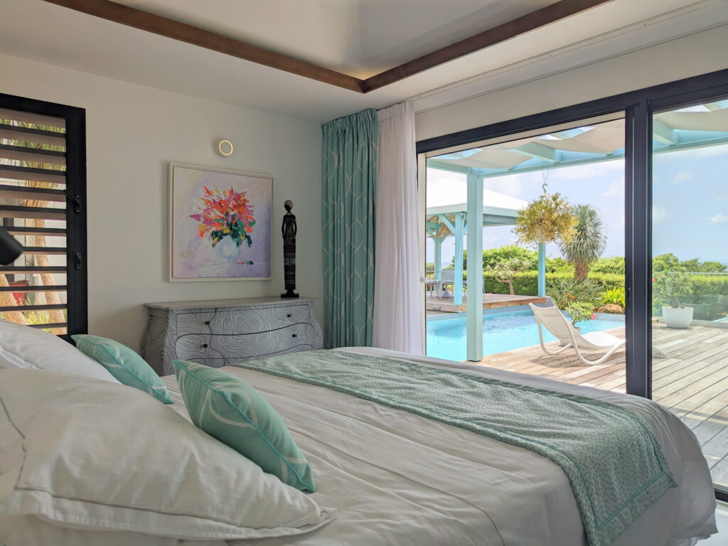 Villa d&rsquo;architecte de luxe – vue mer – St-François – 4 pièces – 3 chambres – 147 m²