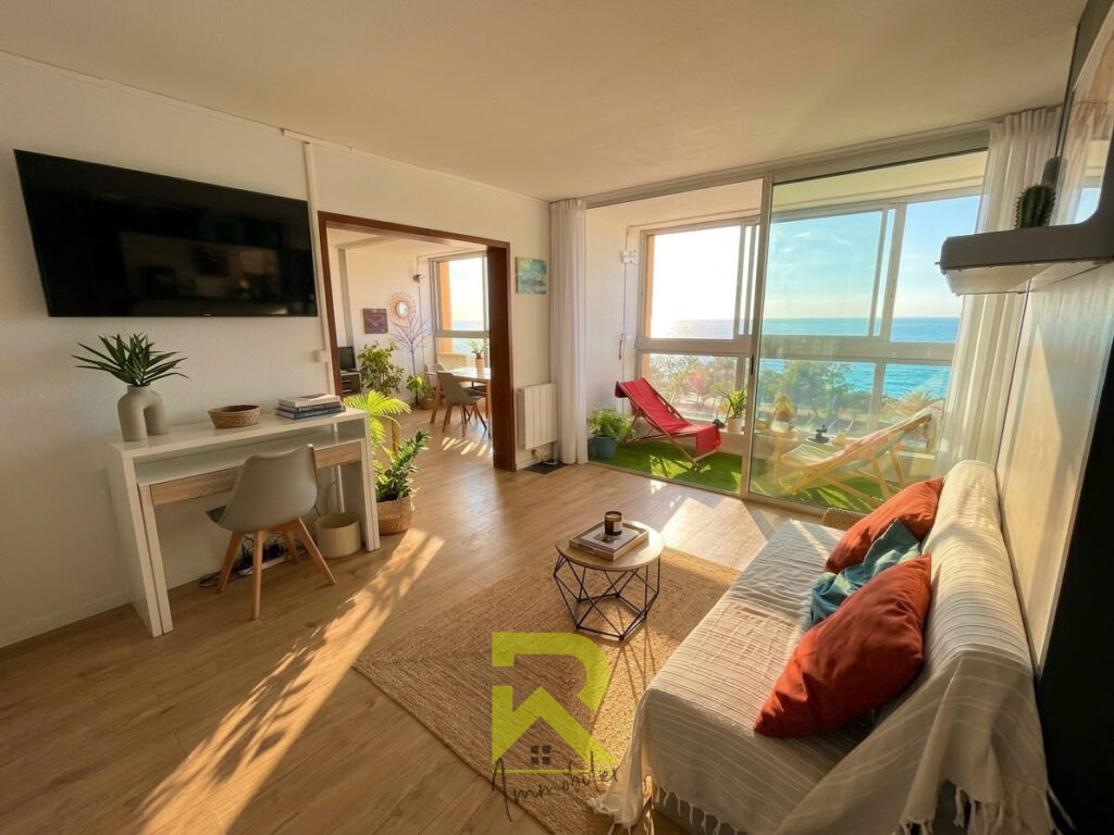 Appartement T2 avec une double vue Mer et ascenseur – 2 pièces – 1 chambre – 54.79 m²