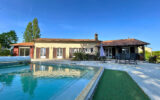 Maison familiale avec vue château à Rauzan, piscine et studi – 6 pièces – 4 chambres – 152 m²