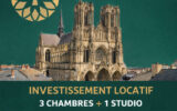 REIMS   SECTEUR CATHÉDRALE / RUE PONSARDIN – 4 pièces – 3 chambres – 50 m²