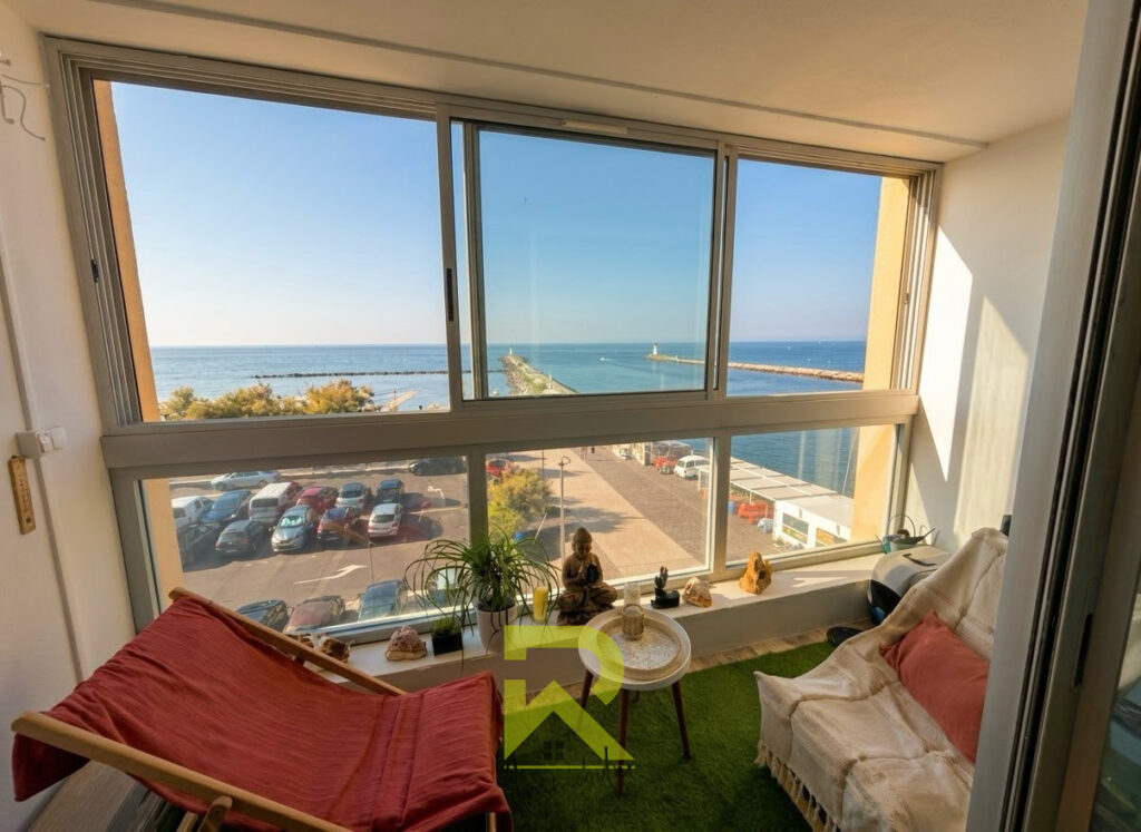 Appartement T2 avec une double vue Mer et ascenseur – 2 pièces – 1 chambre – 54.79 m²
