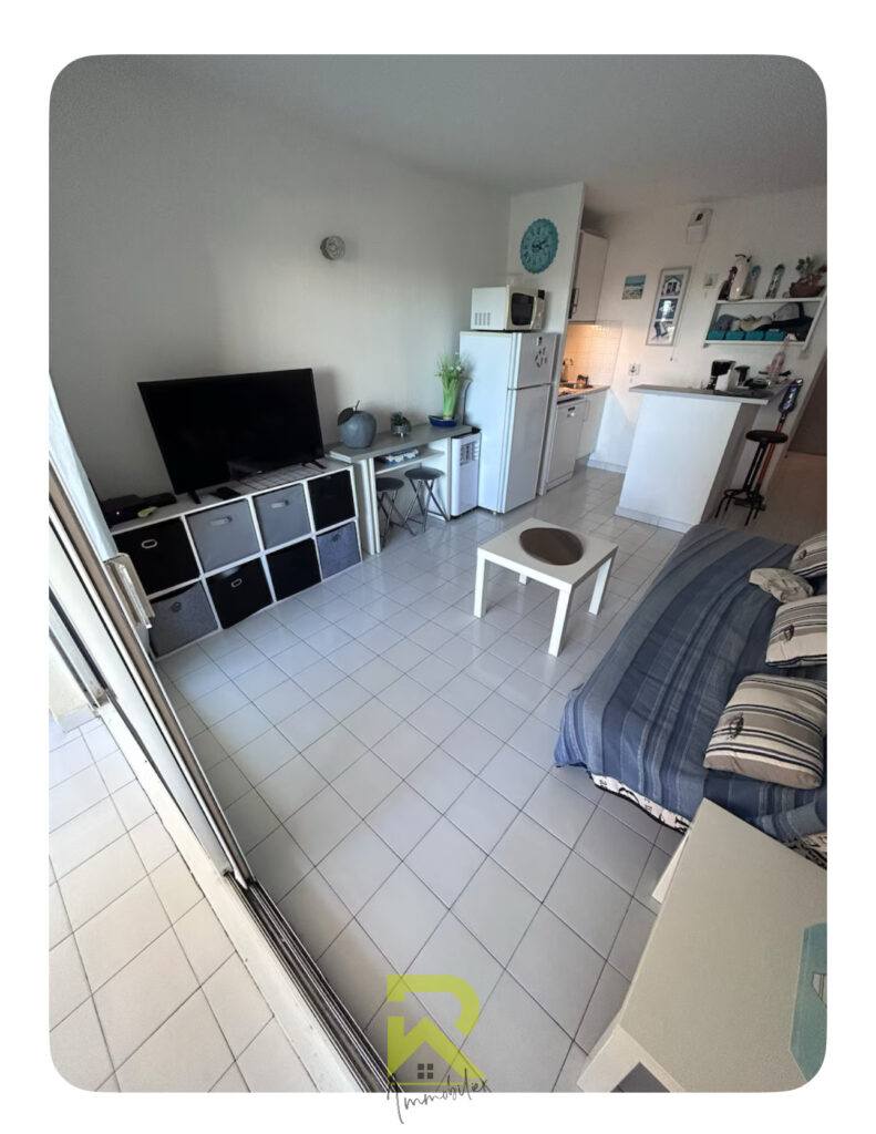 Le Cap D&rsquo;Agde Mail de Rochelongue – vue mer – 3 pièces – 2 chambres – 43 m²