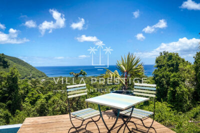 Propriété de charme avec vue mer, côte sous-le-vent, – 6 pièces – 4 chambres – 185 m²
