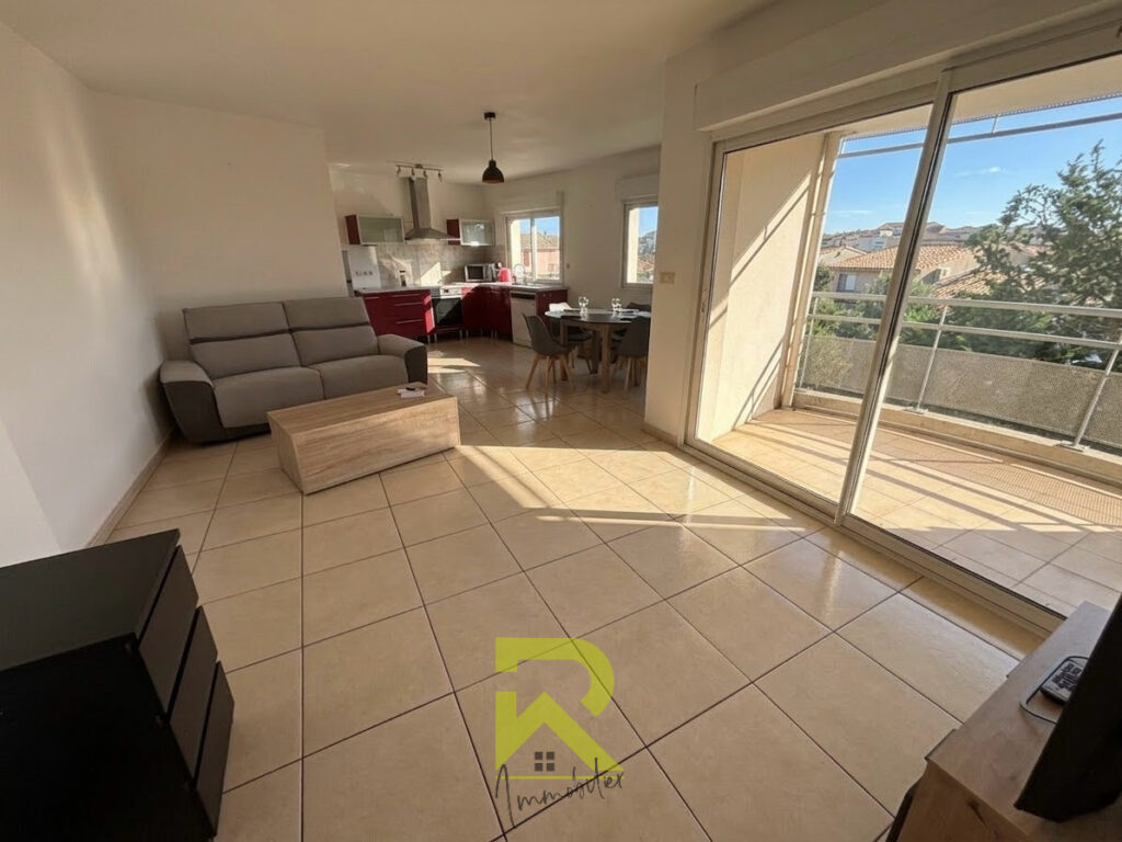 Appartement T3 lumineux avec terrasse, vue arborée et parkin – 3 pièces – 2 chambres – 59.9 m²