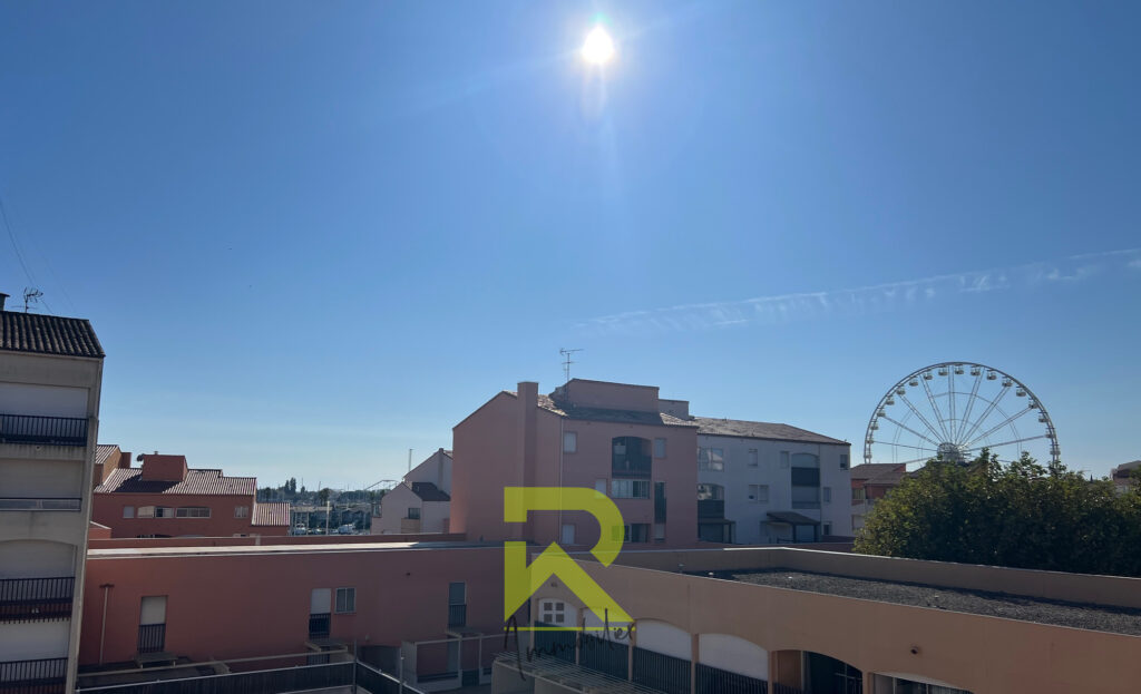 LE CAP D&rsquo;AGDE-APPARTEMENT 2 PIECES AVEC TERRASSE ET GARAGE – 2 pièces – 1 chambre – 38 m²