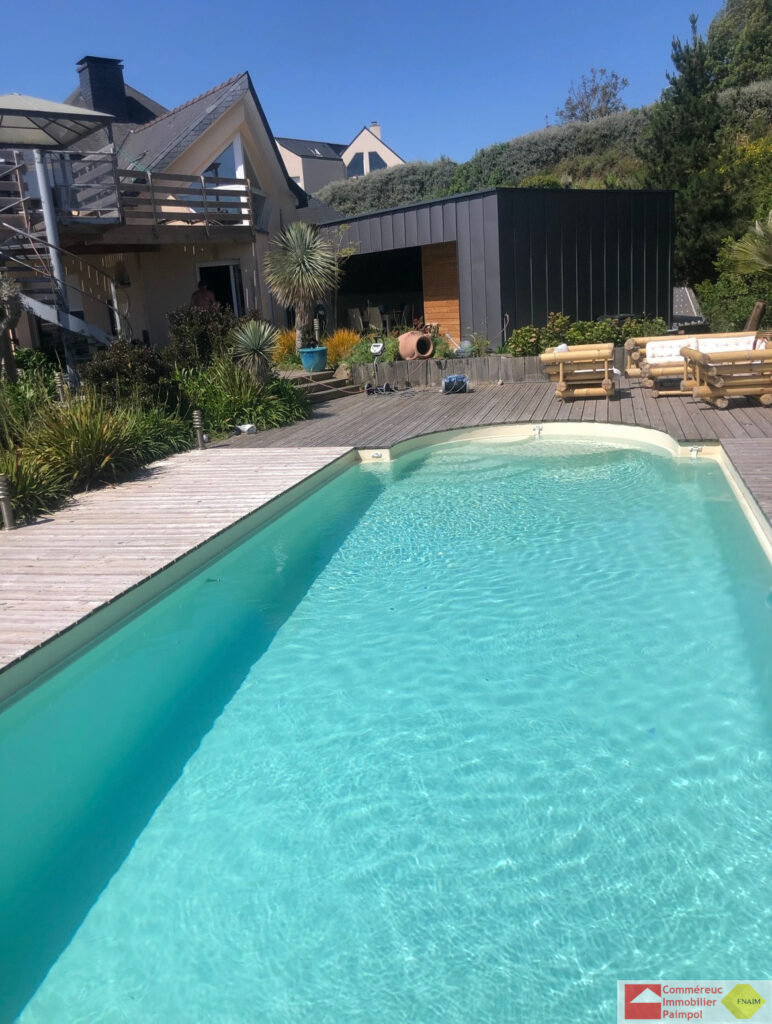 À VENDRE   Maison contemporaine avec vue mer exceptionnelle  – 5 pièces – 3 chambres – 170 m²