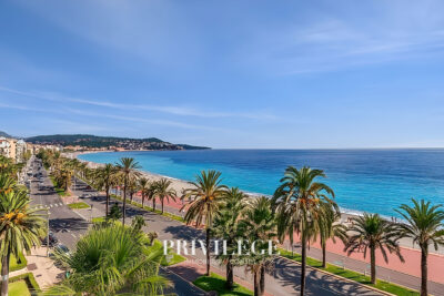 Vue mer imprenable   Appartement d&rsquo;exception sur la Promenad – 2 pièces – 1 chambre – 70 m²