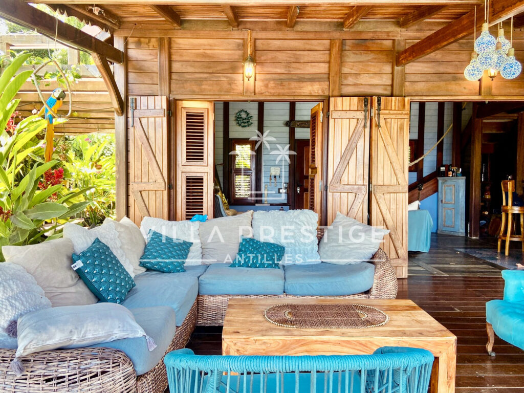 Propriété de charme avec vue mer, côte sous-le-vent, – 6 pièces – 4 chambres – 185 m²