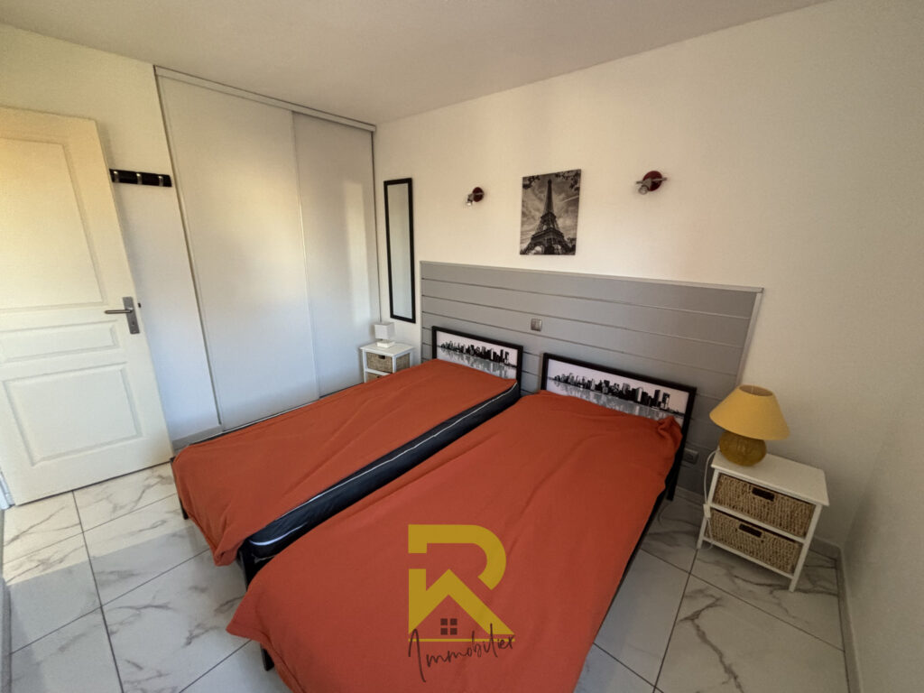 Cap d&rsquo;Agde, élégance et calme : Appartement T3 Traversant, p – 3 pièces – 2 chambres – 47.13 m²