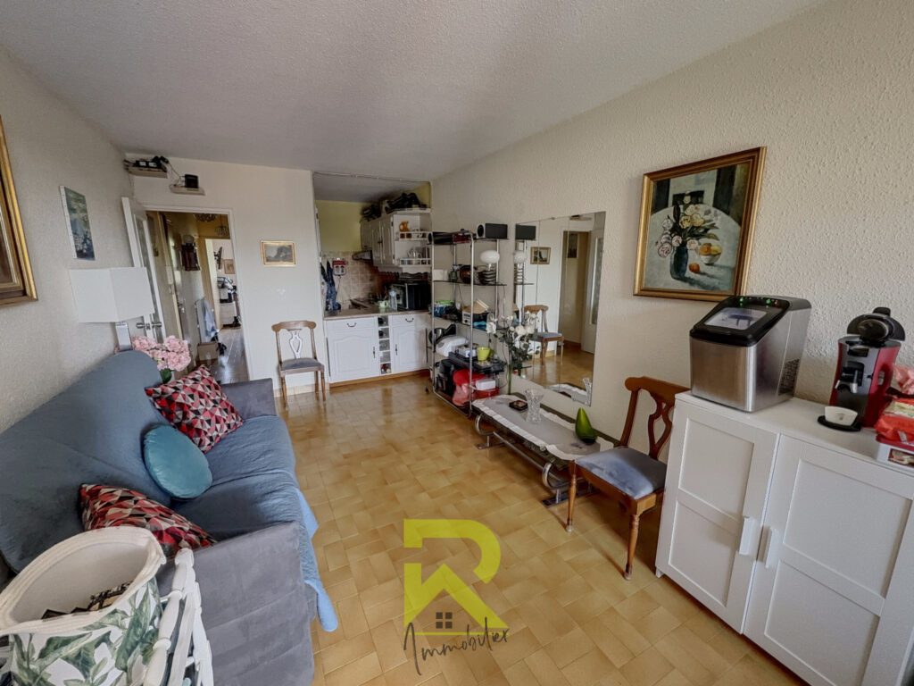 Appartement T3 – piscine au Cap D&rsquo;Agde – Port – 3 pièces – 2 chambres – 53.53 m²
