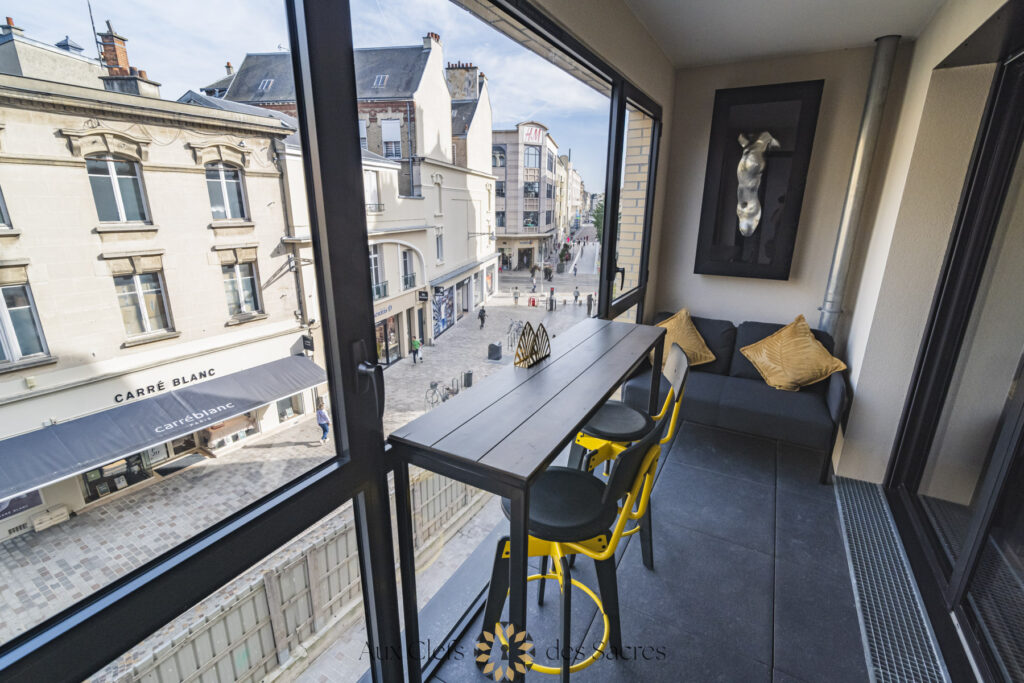 Appartement T2 meublé hypercentre Reims – 2 pièces – 1 chambre – 43 m²