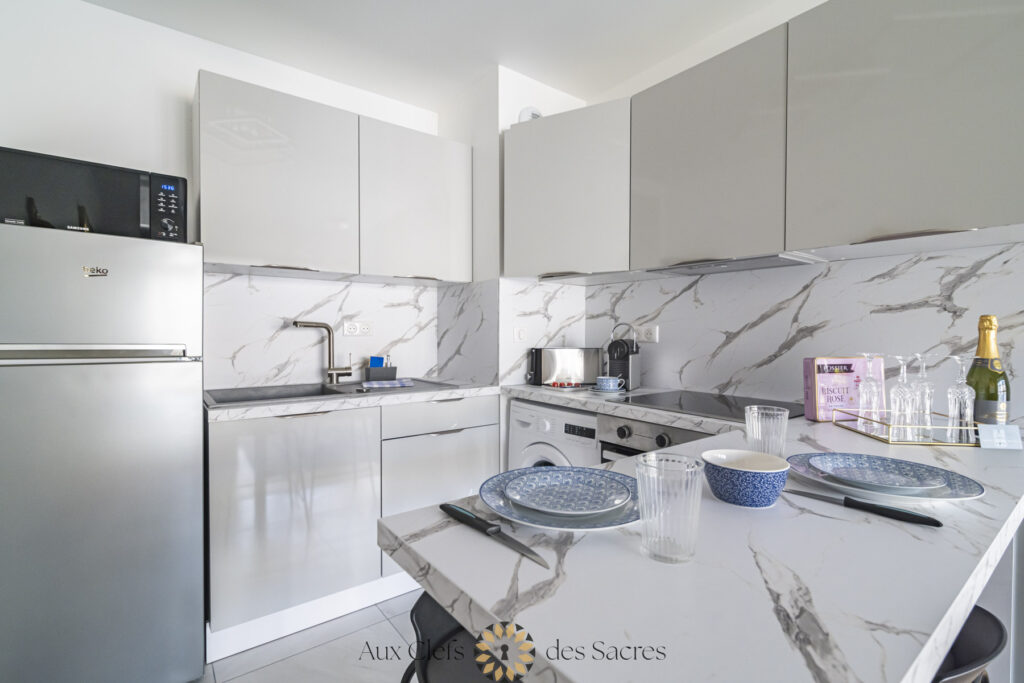 Appartement T2 meublé hypercentre Reims – 2 pièces – 1 chambre – 43 m²