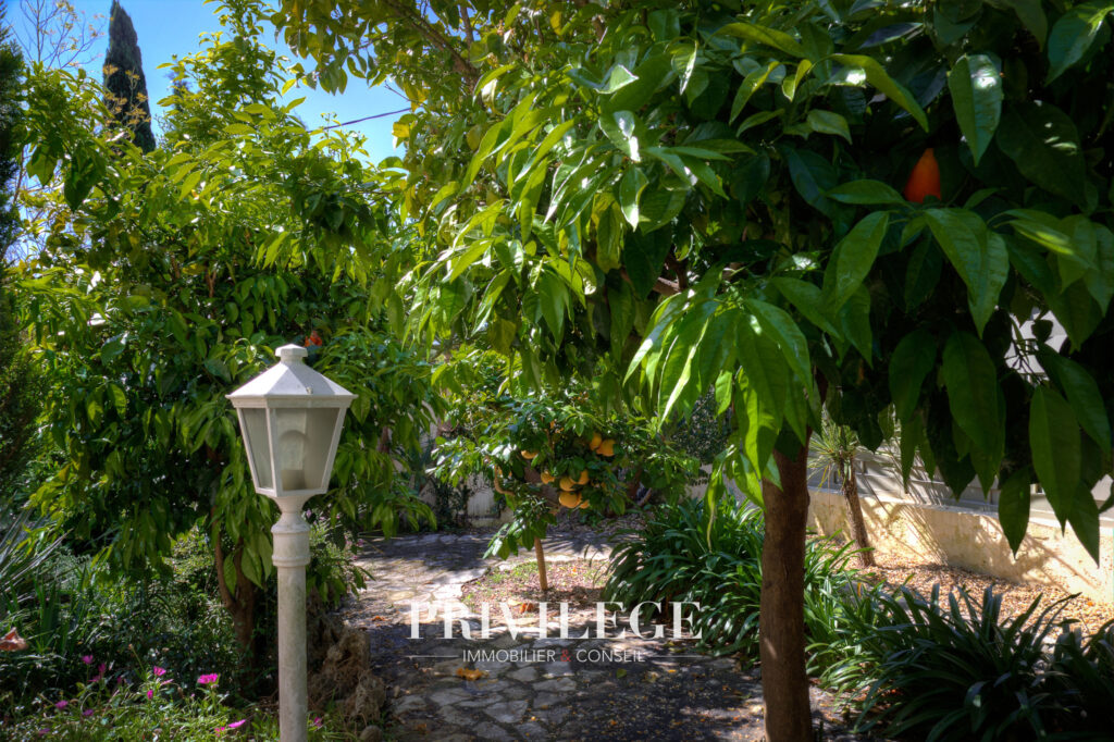 Mougins   Villa familiale au charme intemporel avec vue déga – 7 pièces – 6 chambres – 170 m²