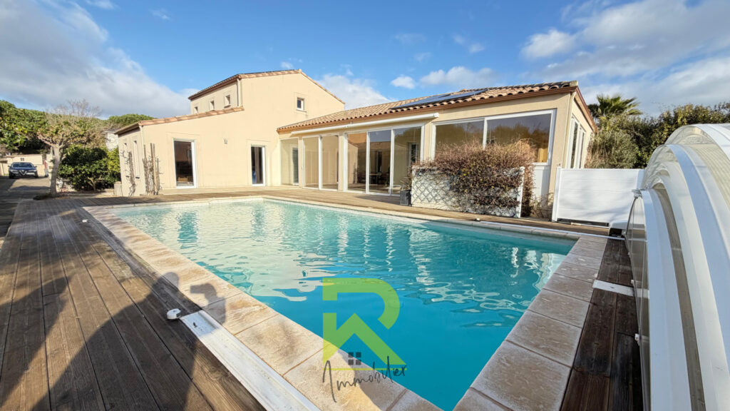 Villa de prestige avec piscine Le Grau d&rsquo;Agde (34300) – 7 pièces – 4 chambres – 220 m²
