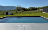 Plain-pied contemporain avec piscine et prestations haut de  – 4 pièces – 3 chambres – 155 m²
