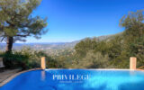 Vue Mer et Village de Cabris   Maison 5 Pièces 160 m2 – 5 pièces – 4 chambres – 144.39 m²