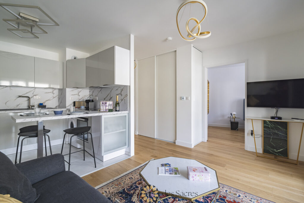 Appartement T2 meublé hypercentre Reims – 2 pièces – 1 chambre – 43 m²