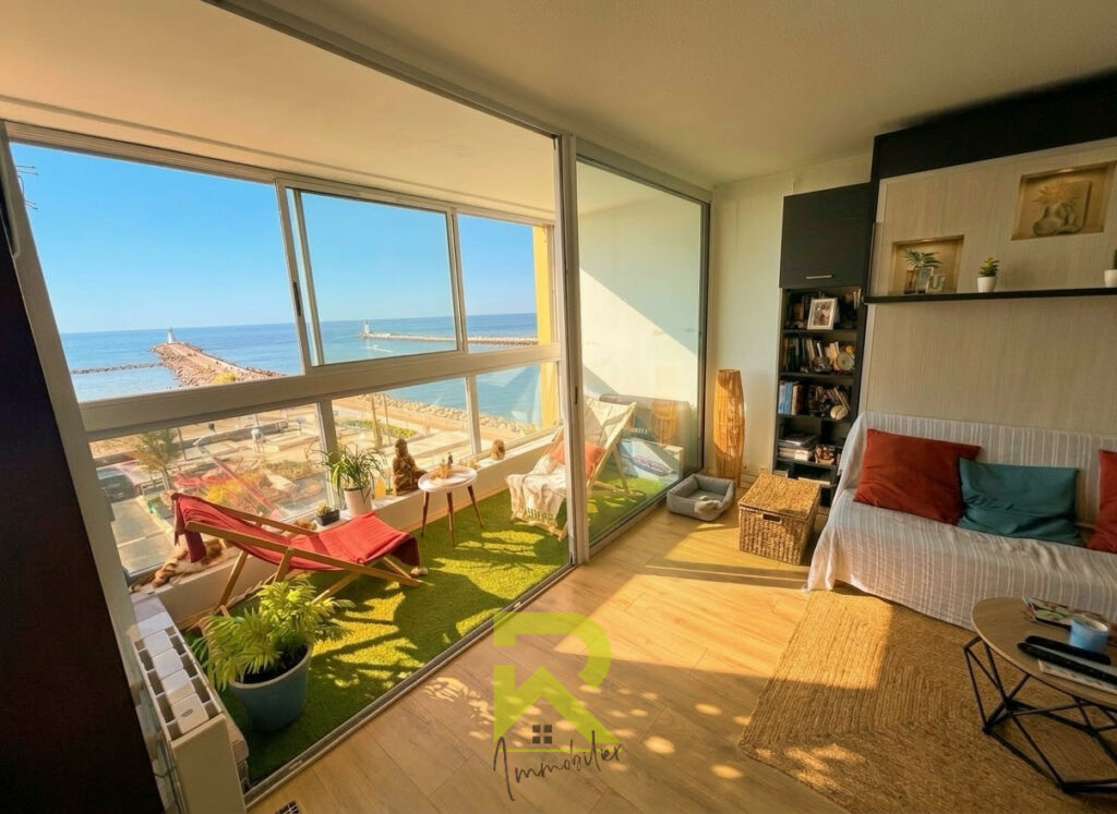 Appartement T2 avec une double vue Mer et ascenseur – 2 pièces – 1 chambre – 54.79 m²