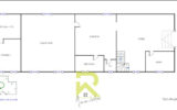 A Vendre – PEYREFITTE SUR L HERS -11 Maison T4 avec grand Te – 6 pièces – 4 chambres – 112.66 m²
