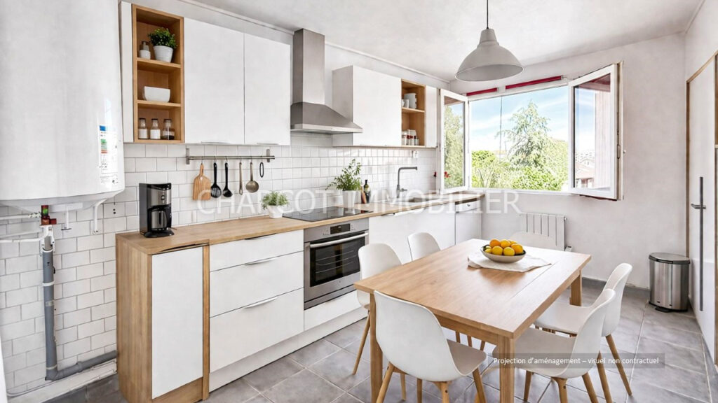 EXCLUSIVITÉ – Proche du POINT DU JOUR, appartement T4, avec  – 4 pièces – 3 chambres – 63 m²
