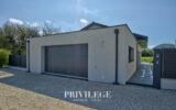 Plain-pied contemporain avec piscine et prestations haut de  – 4 pièces – 3 chambres – 155 m²