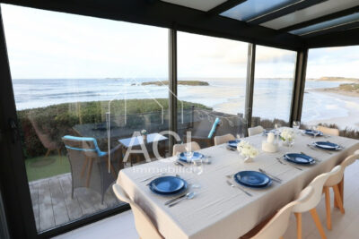 Villa d&rsquo;exception face à la mer avec piscine et spa – 6 pièces – 4 chambres – 125 m²
