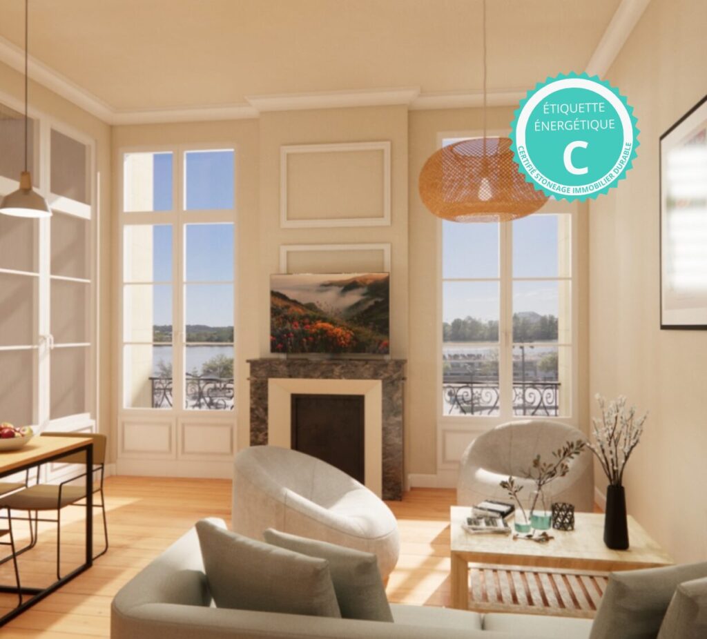 Duplex 83m2 entièrement restauré avec vue Garonne – Bordeaux – 4 pièces – 3 chambres – 83 m²