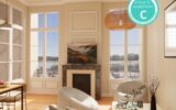 Duplex 83m2 entièrement restauré avec vue Garonne – Bordeaux – 4 pièces – 3 chambres – 83 m²
