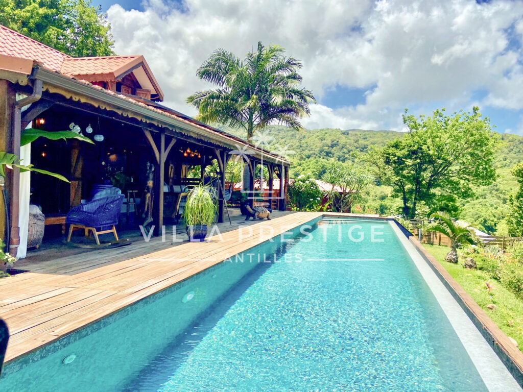 Propriété de charme avec vue mer, côte sous-le-vent, – 6 pièces – 4 chambres – 185 m²